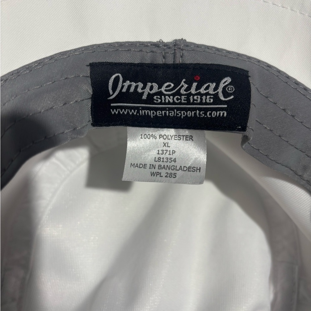 Imperial White Bucket Hat With Green Band Size XL - Picture 5 of 5